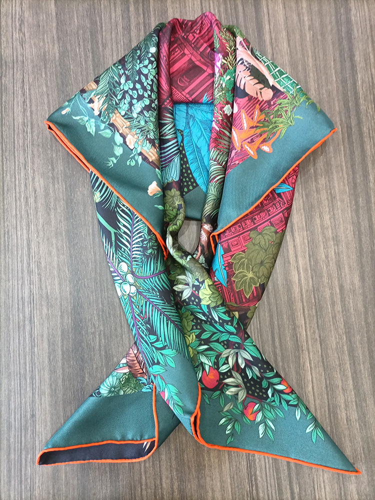Travel Hair Accessories - Шелковый платок 90 см, женский, с
