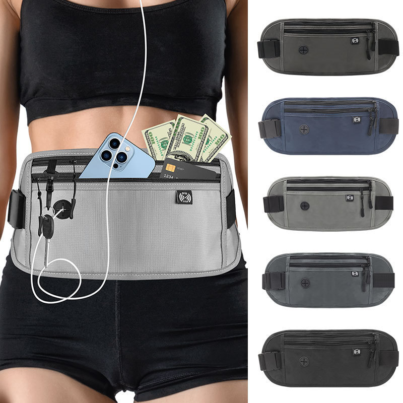 Money Belt Hidden - Невидимая дорожная поясная сумка для паспорта,