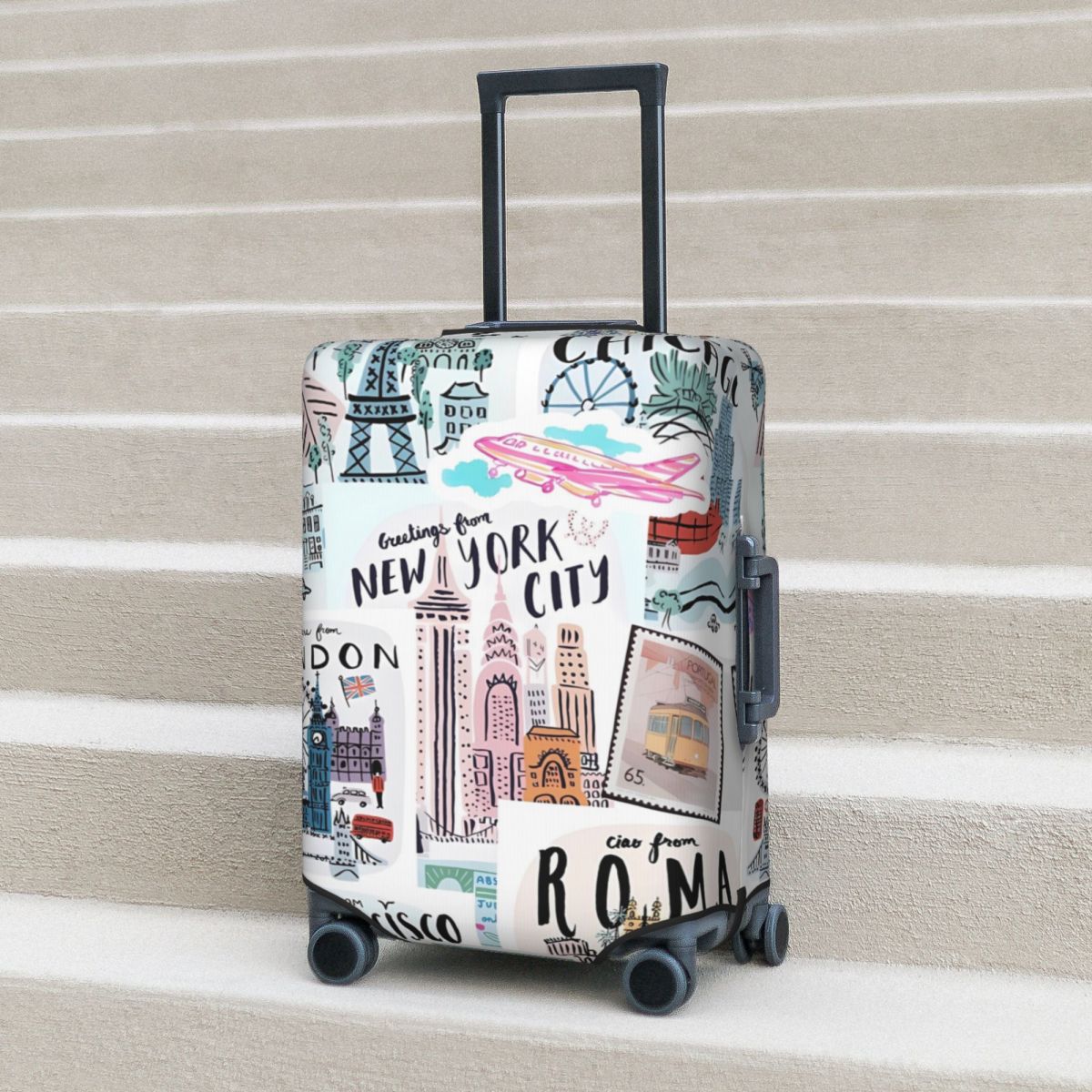 Travel Accessories New York - Чехол для чемодана с принтом для