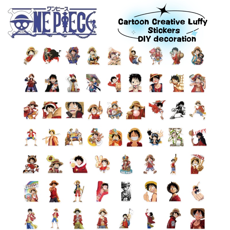 Luggage Cover Protector - Наклейки с персонажем аниме One Piece