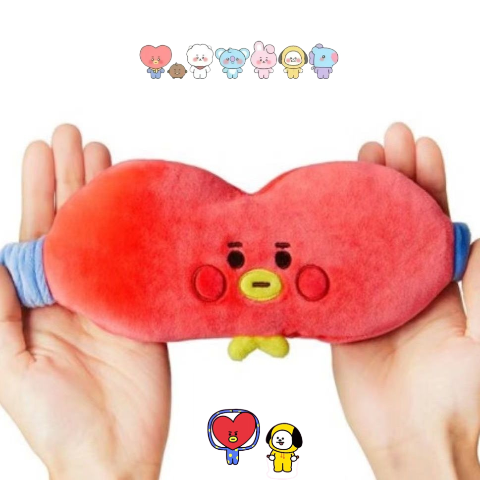 Travel Accessories Cute - Милая плюшевая маска для глаз BT21,