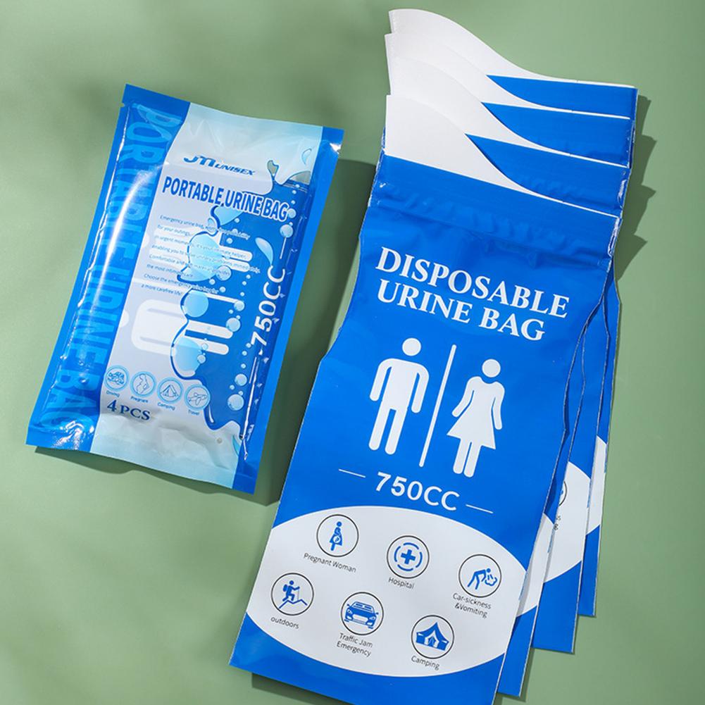 First Aid Travel Kit - Портативные одноразовые мочеприемники 4 шт. по