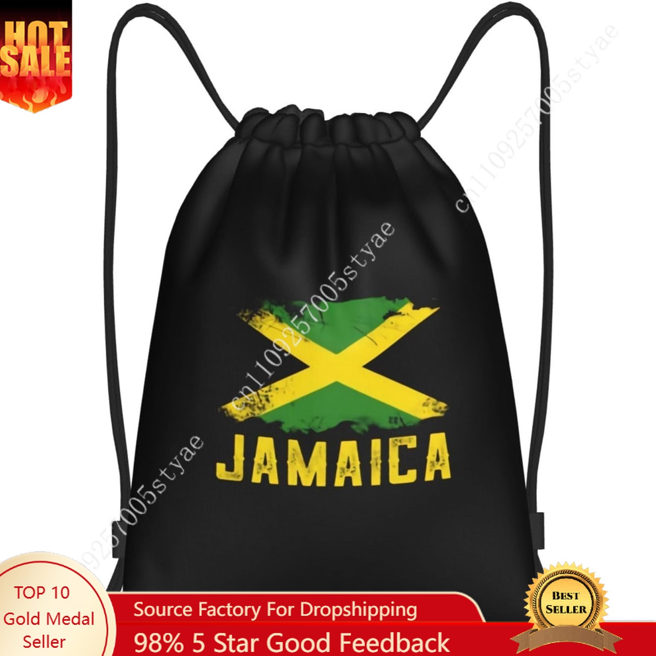 Сумка на шнурке с флагом Ямайк – обзор и цена Travel Accessories For Jamaica
