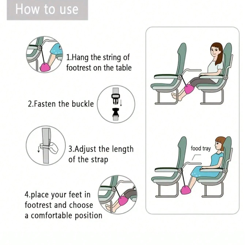 Портативный регулируемый гамак – обзор и цена Travel Accessories Long Flight