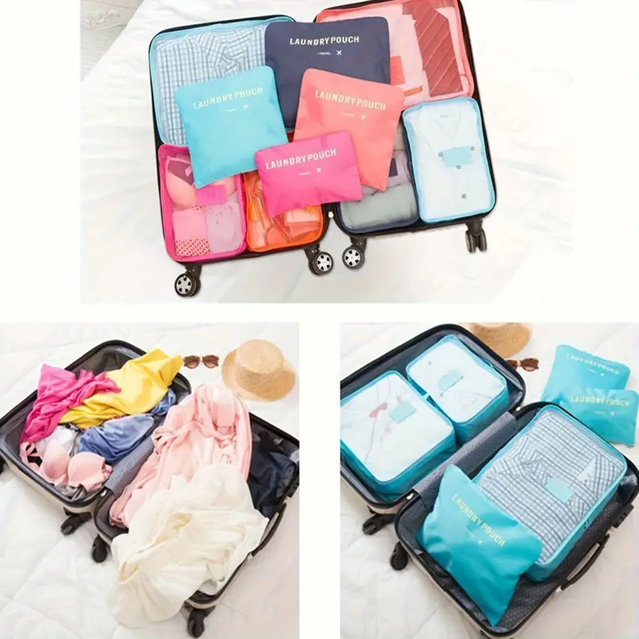 6 шт., дорожный органайзер, су – обзор и цена Travel Packing Cube