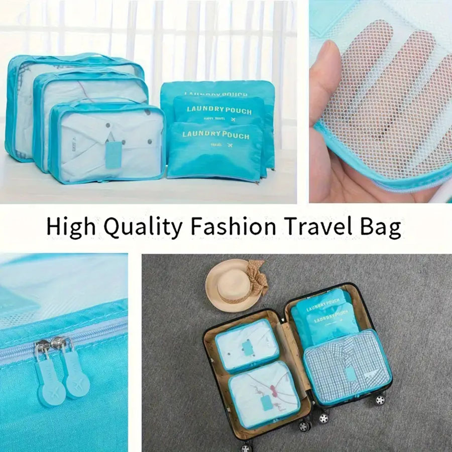 6 шт., дорожный органайзер, су – обзор и цена Travel Packing Cube