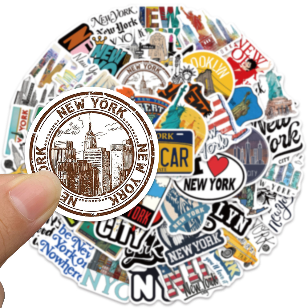 10/30/50 шт., наклейки с знака – обзор и цена Travel Accessories New York