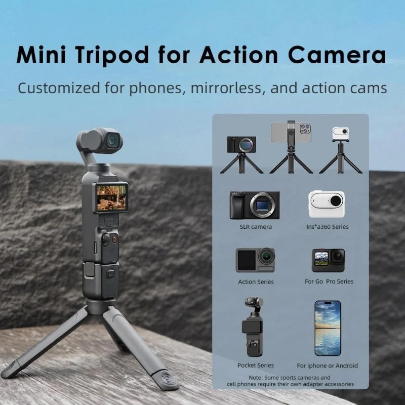 Складной мини-штатив для DJI O – обзор и цена Travel Vlog Accessories