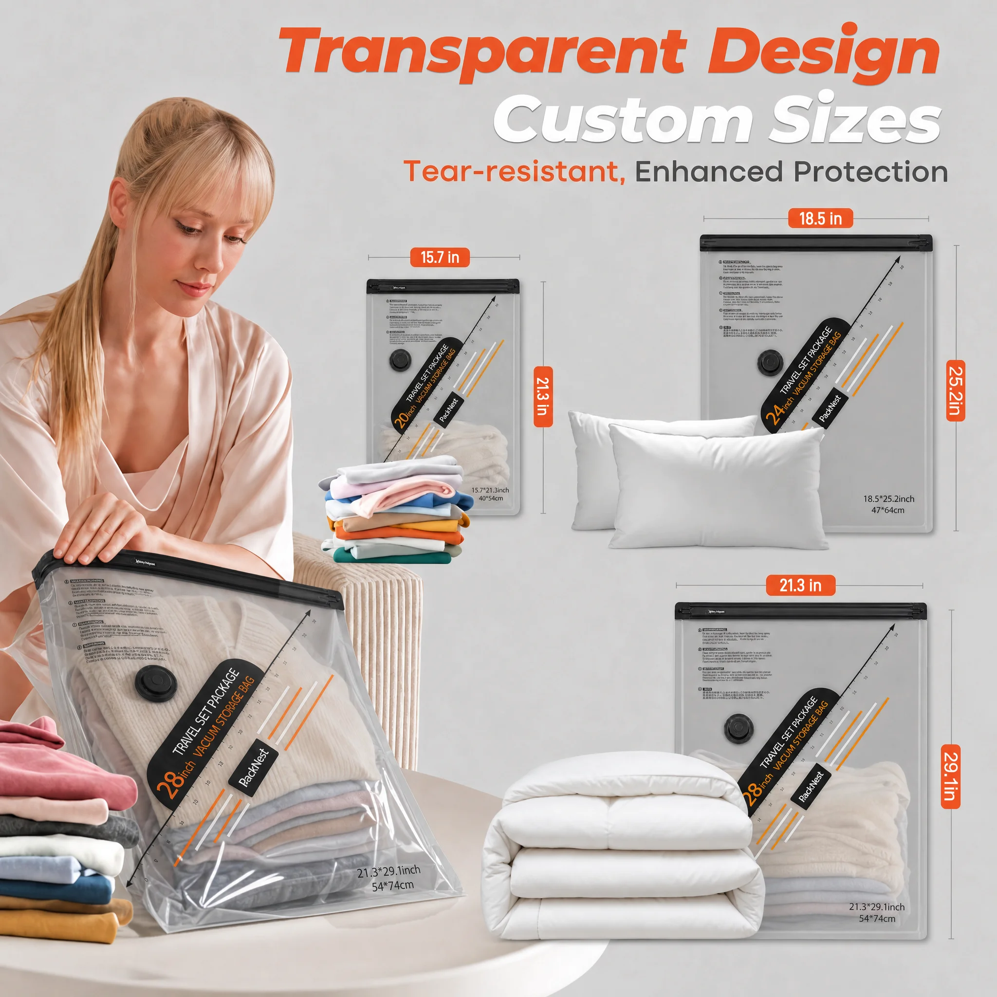 Компрессионные кубы для упаков – обзор и цена Travel Packing Cube