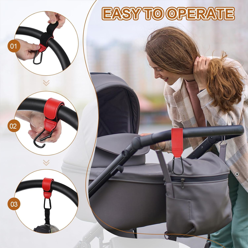 Комплект из 2 кожаных крючков  – обзор и цена Travel Accessories For 1 Year Old
