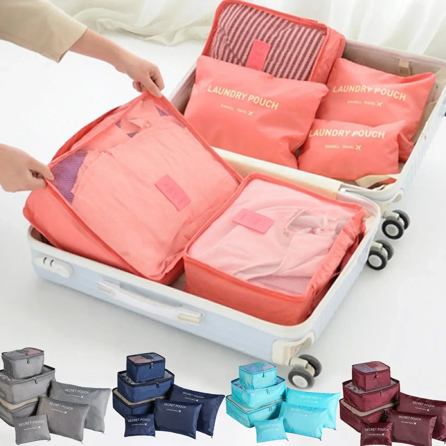 Набор из 6 дорожных сумок для  – обзор и цена Travel Packing Cube