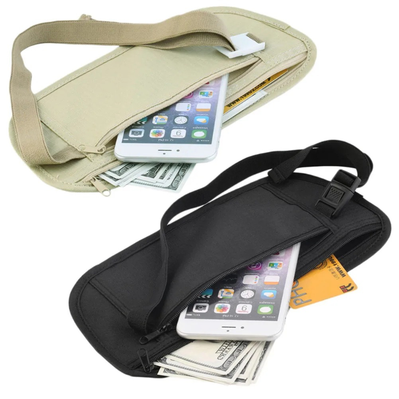 Невидимые дорожные поясные сум – обзор и цена Money Belt Hidden