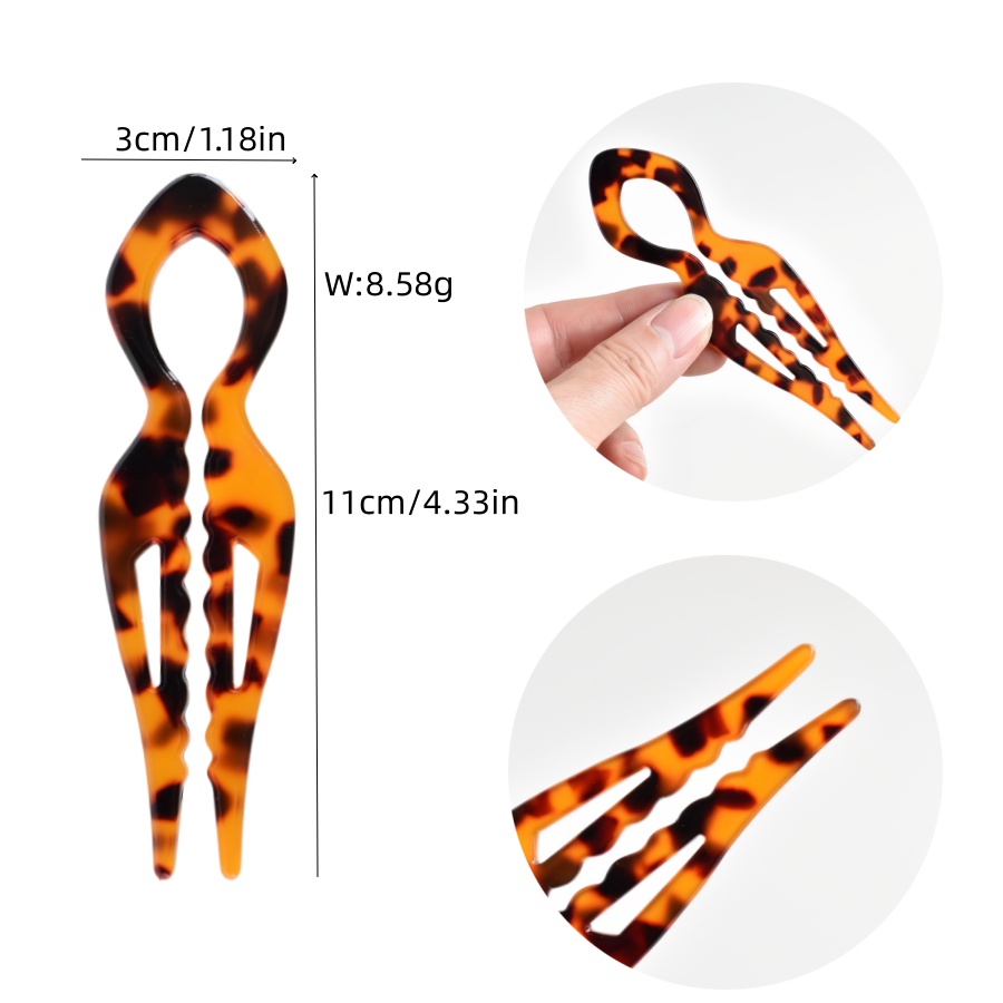 1 шт. акриловая заколка для во – обзор и цена Travel Hair Accessories